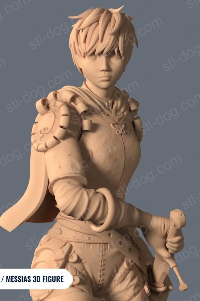 《剑风传奇（Berserk）》中的卡斯卡（Casca）3D打印图纸